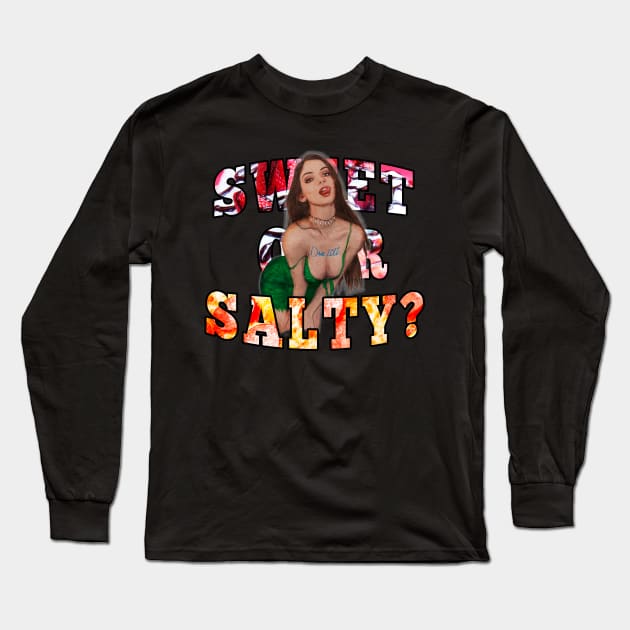 Sweet or salty? Long Sleeve T-Shirt by Henry Drae